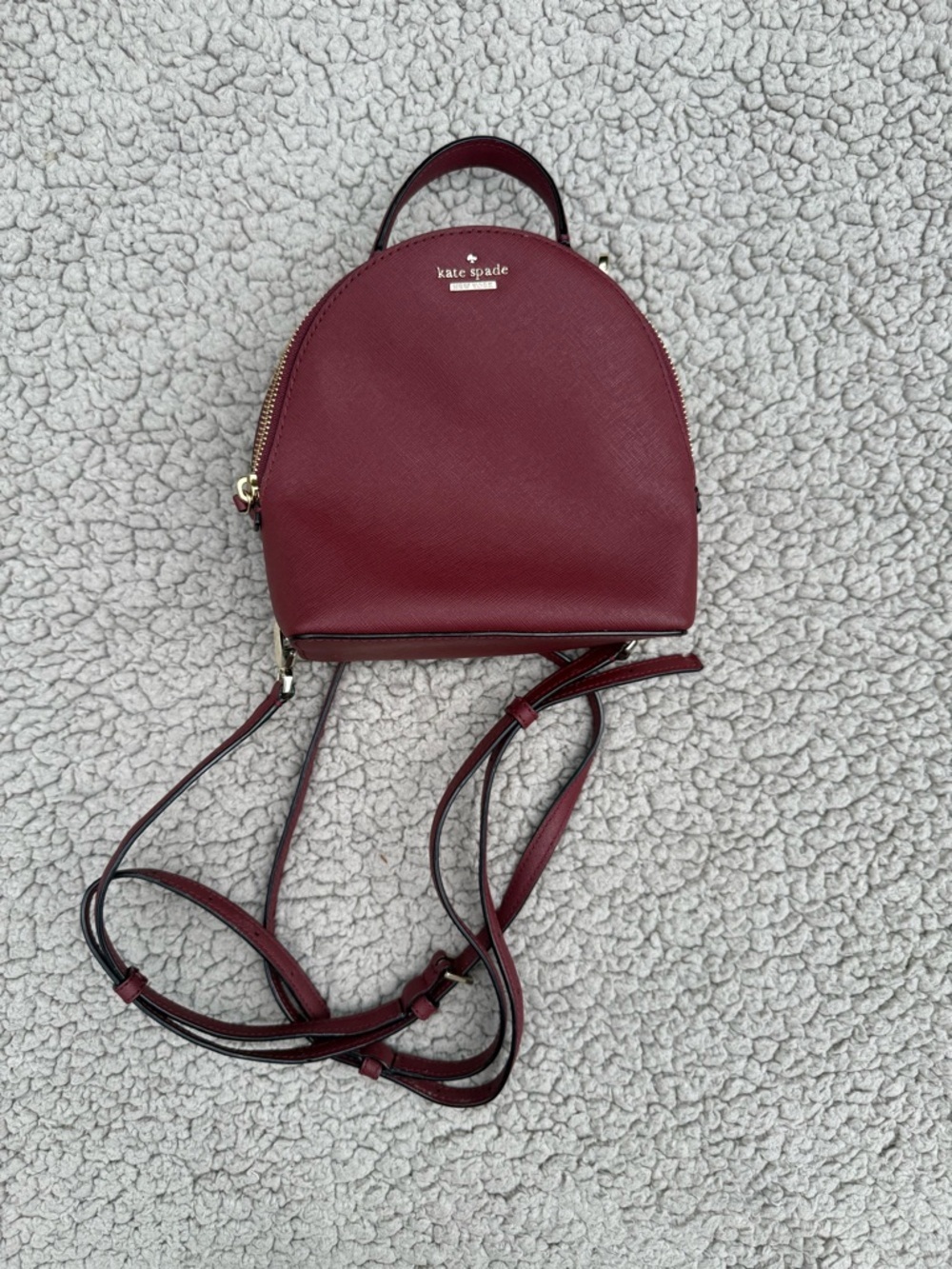kate spade Wine Red Mini Backpack